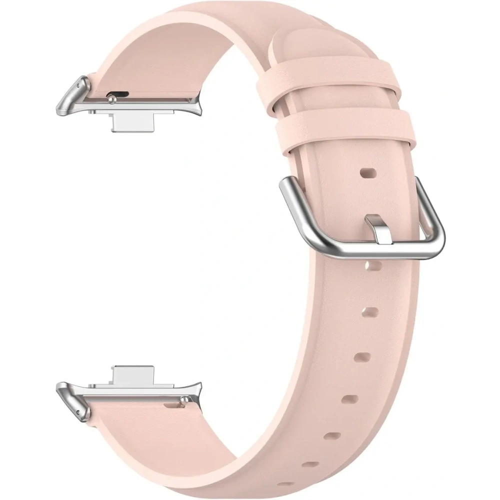 Pasek Bizon Strap Watch Casual do Redmi Watch 4 / Xiaomi Smart Band 9 Pro / 8 Pro jasnoróżowy