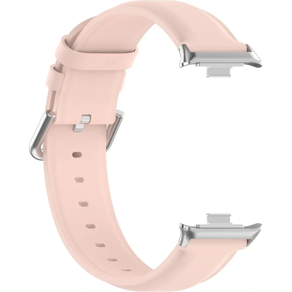 Pasek Bizon Strap Watch Casual do Redmi Watch 4 / Xiaomi Smart Band 9 Pro / 8 Pro jasnoróżowy