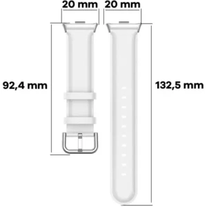 Buy Bizon Strap Watch Casual Redmi Watch 4 / Xiaomi Smart Band 9 Pro / 8 Pro white - BIZ4393 - {ean13} - Home Screen Store Europe