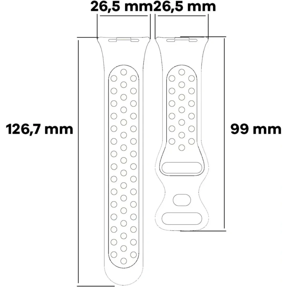 Pasek Bizon Strap Watch Octo do Redmi Watch 4 / Xiaomi Smart Band 9 Pro / 8 Pro czarno-zielony