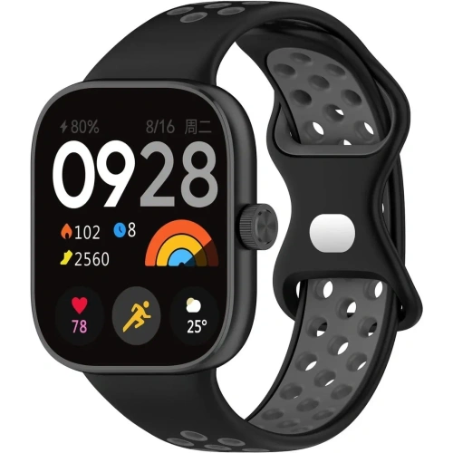 Kup Pasek Bizon Strap Watch Octo do Redmi Watch 4 / Xiaomi Smart Band 9 Pro / 8 Pro czarno-szary - BIZ4395 - {ean13} - Sklep Home Screen