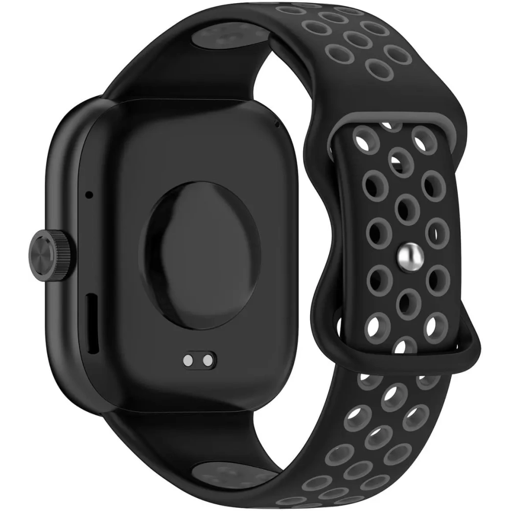 Pasek Bizon Strap Watch Octo do Redmi Watch 4 / Xiaomi Smart Band 9 Pro / 8 Pro czarno-szary