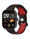 Pasek Bizon Strap Watch Octo do Redmi Watch 4 / Xiaomi Smart Band 9 Pro / 8 Pro czarno-czerwony