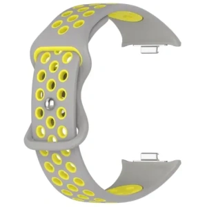 Buy Bizon Strap Watch Octo Redmi Watch 4 / Xiaomi Smart Band 9 Pro / 8 Pro light grey-yellow - BIZ4397 - {ean13} - Home Screen Store Europe