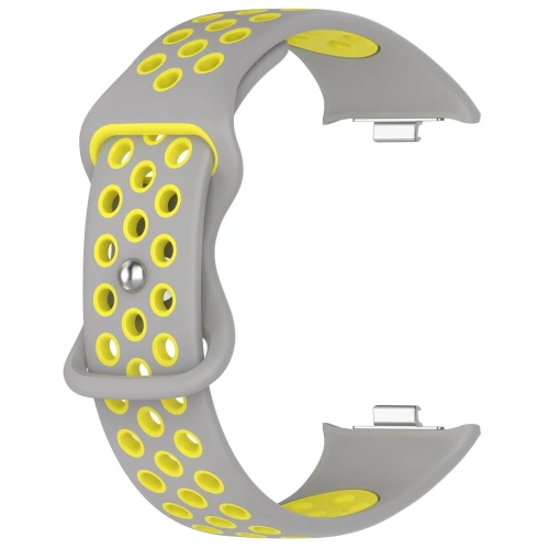 Kup Bizon Strap Watch Octo Redmi Watch 4 / Xiaomi Smart Band 9 Pro / 8 Pro gri deschis-galben - BIZ4397 - {ean13} - Sklep Home Screen