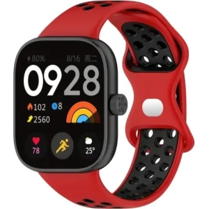 Buy Bizon Strap Watch Octo Redmi Watch 4 / Xiaomi Smart Band 9 Pro / 8 Pro red-black - BIZ4398 - {ean13} - Home Screen Store Europe