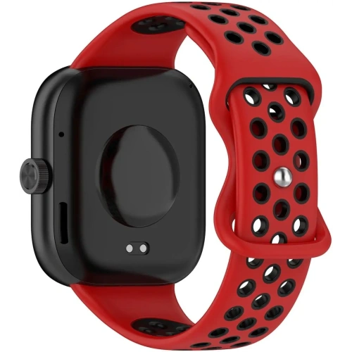 Kup Bizon Strap Uhr Octo Redmi Uhr 4 / Xiaomi Smart Band 9 Pro / 8 Pro rot-schwarz - BIZ4398 - {ean13} - Sklep Home Screen