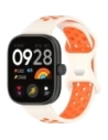 Bizon Strap Watch Octo Redmi Watch 4 / Xiaomi Smart Band 9 Pro / 8 Pro bézs-narancs