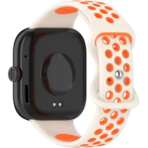 Kup Pasek Bizon Strap Watch Octo do Redmi Watch 4 / Xiaomi Smart Band 9 Pro / 8 Pro beżowo-pomarańczowy - BIZ4399 - {ean13} - Sklep Home Screen