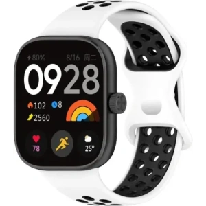 Buy Bizon Strap Watch Octo Redmi Watch 4 / Xiaomi Smart Band 9 Pro / 8 Pro white-black - BIZ4400 - {ean13} - Home Screen Store Europe