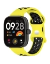 Pasek Bizon Strap Watch Octo pro Redmi Watch 4 / Xiaomi Smart Band 9 Pro / 8 Pro žluto-černý