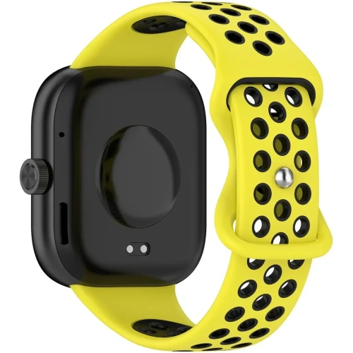 Kup Pasek Bizon Strap Watch Octo do Redmi Watch 4 / Xiaomi Smart Band 9 Pro / 8 Pro żółto-czarny - BIZ4401 - {ean13} - Sklep Home Screen