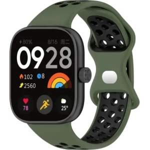 Kup Pasek Bizon Strap Watch Octo do Redmi Watch 4 / Xiaomi Smart Band 9 Pro / 8 Pro ciemnozielono-czarny - BIZ4402 - {ean13} - Sklep Home Screen