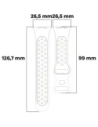 Kup Bizon Strap Uhr Octo Redmi Uhr 4 / Xiaomi Smart Band 9 Pro / 8 Pro dunkelgrün-schwarz - BIZ4402 - {ean13} - Sklep Home Screen