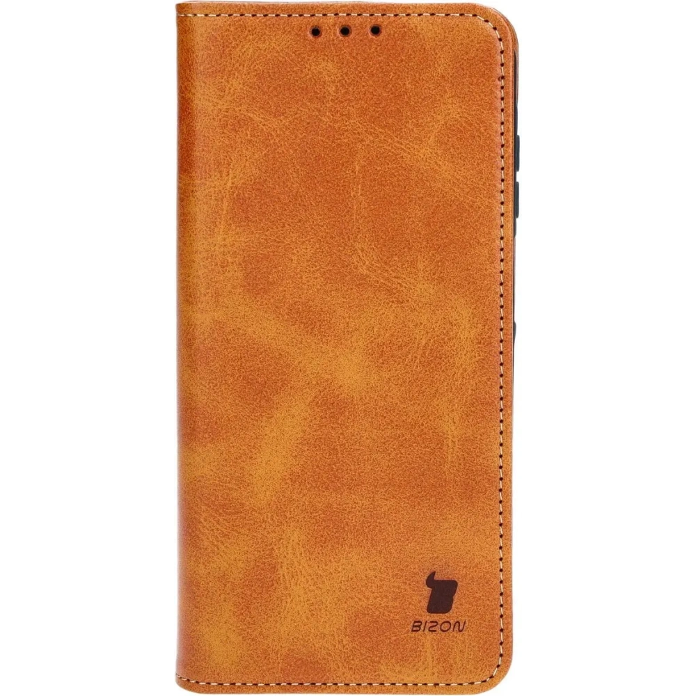 Etui z klapką Bizon Case Pocket Pro do Samsung Galaxy A25 5G brązowe
