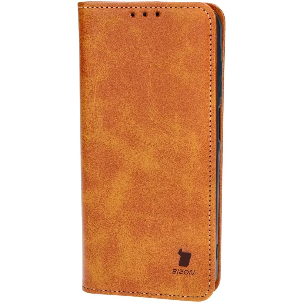 Etui z klapką Bizon Case Pocket Pro do Samsung Galaxy A25 5G brązowe
