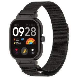 Kup Bizon Strap + Case Uhrenkette Xiaomi Redmi Watch 4 schwarz - BIZ4404 - {ean13} - Sklep Home Screen