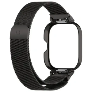 Buy Bizon Strap + Case Watch Chain Xiaomi Redmi Watch 4 black - BIZ4404 - {ean13} - Home Screen Store Europe