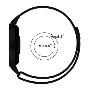 Buy Bizon Strap + Case Watch Chain Xiaomi Redmi Watch 4 black - BIZ4404 - {ean13} - Home Screen Store Europe