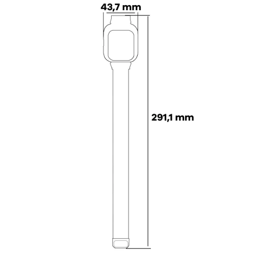 Buy Bizon Strap + Case Watch Chain Xiaomi Redmi Watch 4 black - BIZ4404 - {ean13} - Home Screen Store Europe