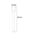 Buy Bizon Strap + Case Watch Chain Xiaomi Redmi Watch 4 black - BIZ4404 - {ean13} - Home Screen Store Europe