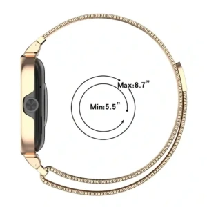 Kup Etui z paskiem Bizon Strap + Case Watch Chain do Xiaomi Redmi Watch 4 złote - BIZ4405 - {ean13} - Sklep Home Screen