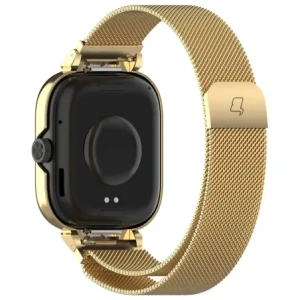 Buy Bizon Strap + Case Watch Chain Xiaomi Redmi Watch 4 gold - BIZ4405 - {ean13} - Home Screen Store Europe