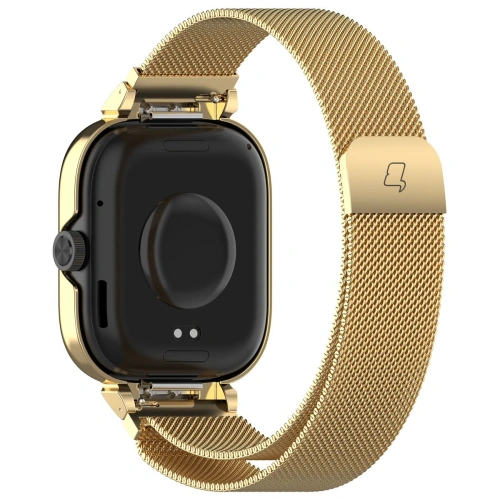 Buy Bizon Strap + Case Watch Chain Xiaomi Redmi Watch 4 gold - BIZ4405 - {ean13} - Home Screen Store Europe
