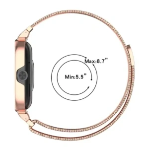 Buy Bizon Strap + Case Watch Chain Xiaomi Redmi Watch 4 rose gold - BIZ4406 - {ean13} - Home Screen Store Europe