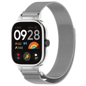 Kup Bizon Strap + Case Uhrkette Xiaomi Redmi Watch 4 silber - BIZ4407 - {ean13} - Sklep Home Screen