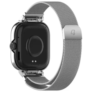 Buy Bizon Strap + Case Watch Chain Xiaomi Redmi Watch 4 silver - BIZ4407 - {ean13} - Home Screen Store Europe