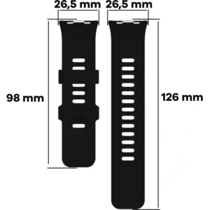 Buy Bizon Strap Watch Silicone B Redmi Watch 4 / Xiaomi Smart Band 9 Pro / 8 Pro black - BIZ4408 - {ean13} - Home Screen Store Europe