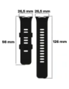 Kup Pasek Bizon Strap Watch Silicone B do Redmi Watch 4 / Xiaomi Smart Band 9 Pro / 8 Pro czarny - BIZ4408 - {ean13} - Sklep Home Screen
