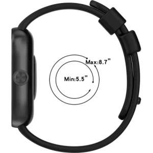 Buy Bizon Strap Watch Silicone B Redmi Watch 4 / Xiaomi Smart Band 9 Pro / 8 Pro black - BIZ4408 - {ean13} - Home Screen Store Europe