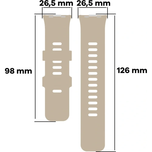 Kup Bizon Strap Uhr Silikon B Redmi Uhr 4 / Xiaomi Smart Band 9 Pro / 8 Pro beige - BIZ4409 - {ean13} - Sklep Home Screen