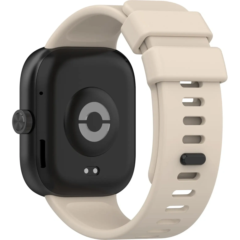 Pasek Bizon Strap Watch Silicone B do Redmi Watch 4 / Xiaomi Smart Band 9 Pro / 8 Pro beżowy