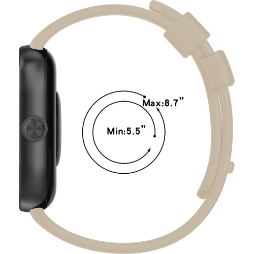 Kup Pasek Bizon Strap Watch Silicone B do Redmi Watch 4 / Xiaomi Smart Band 9 Pro / 8 Pro beżowy - BIZ4409 - {ean13} - Sklep Home Screen