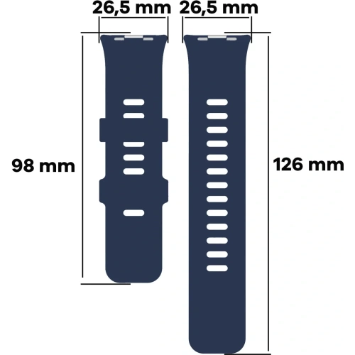 Kup Pasek Bizon Strap Watch Silicone B do Redmi Watch 4 / Xiaomi Smart Band 9 Pro / 8 Pro modrý - BIZ4410 - {ean13} - Sklep Home Screen