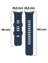 Kup Bizon Strap Uhr Silikon B Redmi Uhr 4 / Xiaomi Smart Band 9 Pro / 8 Pro navy blau - BIZ4410 - {ean13} - Sklep Home Screen