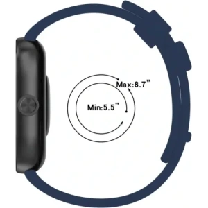 Buy Bizon Strap Watch Silicone B Redmi Watch 4 / Xiaomi Smart Band 9 Pro / 8 Pro navy blue - BIZ4410 - {ean13} - Home Screen Store Europe