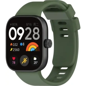 Buy Bizon Strap Watch Silicone B Redmi Watch 4 / Xiaomi Smart Band 9 Pro / 8 Pro dark green - BIZ4411 - {ean13} - Home Screen Store Europe