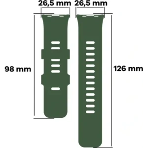 Buy Bizon Strap Watch Silicone B Redmi Watch 4 / Xiaomi Smart Band 9 Pro / 8 Pro dark green - BIZ4411 - {ean13} - Home Screen Store Europe