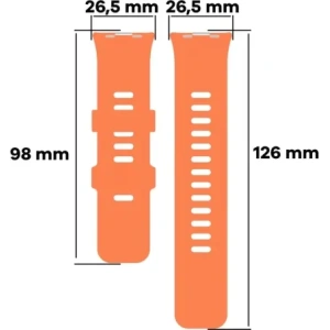 Buy Bizon Strap Watch Silicone B Redmi Watch 4 / Xiaomi Smart Band 9 Pro / 8 Pro carrot - BIZ4412 - {ean13} - Home Screen Store Europe
