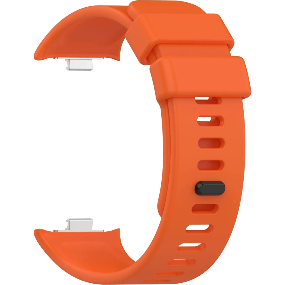 Pasek Bizon Strap Watch Silicone B do Redmi Watch 4 / Xiaomi Smart Band 9 Pro / 8 Pro marchewkowy
