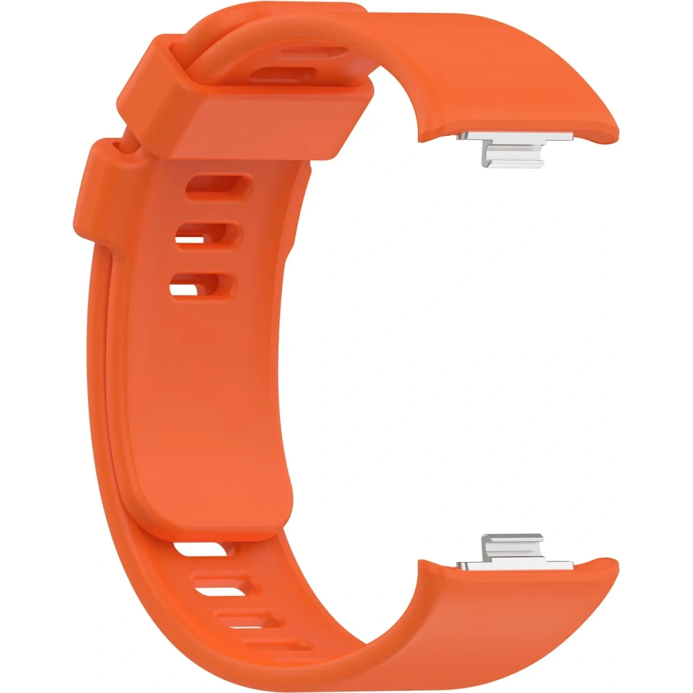 Pasek Bizon Strap Watch Silicone B do Redmi Watch 4 / Xiaomi Smart Band 9 Pro / 8 Pro marchewkowy