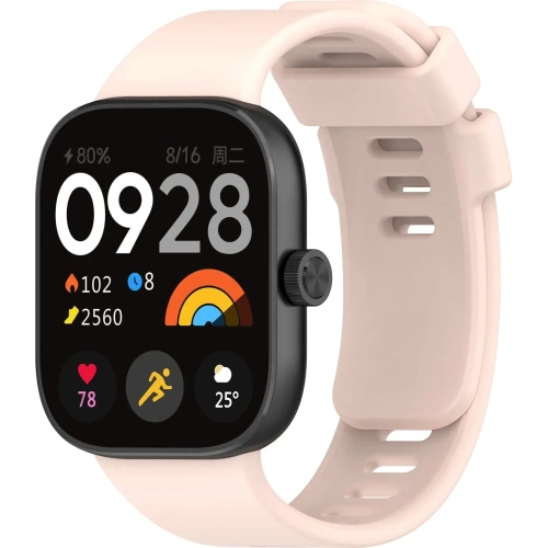 Kup Pasek Bizon Strap Watch Silicone B do Redmi Watch 4 / Xiaomi Smart Band 9 Pro / 8 Pro jasnoróżowy - BIZ4413 - {ean13} - Sklep Home Screen