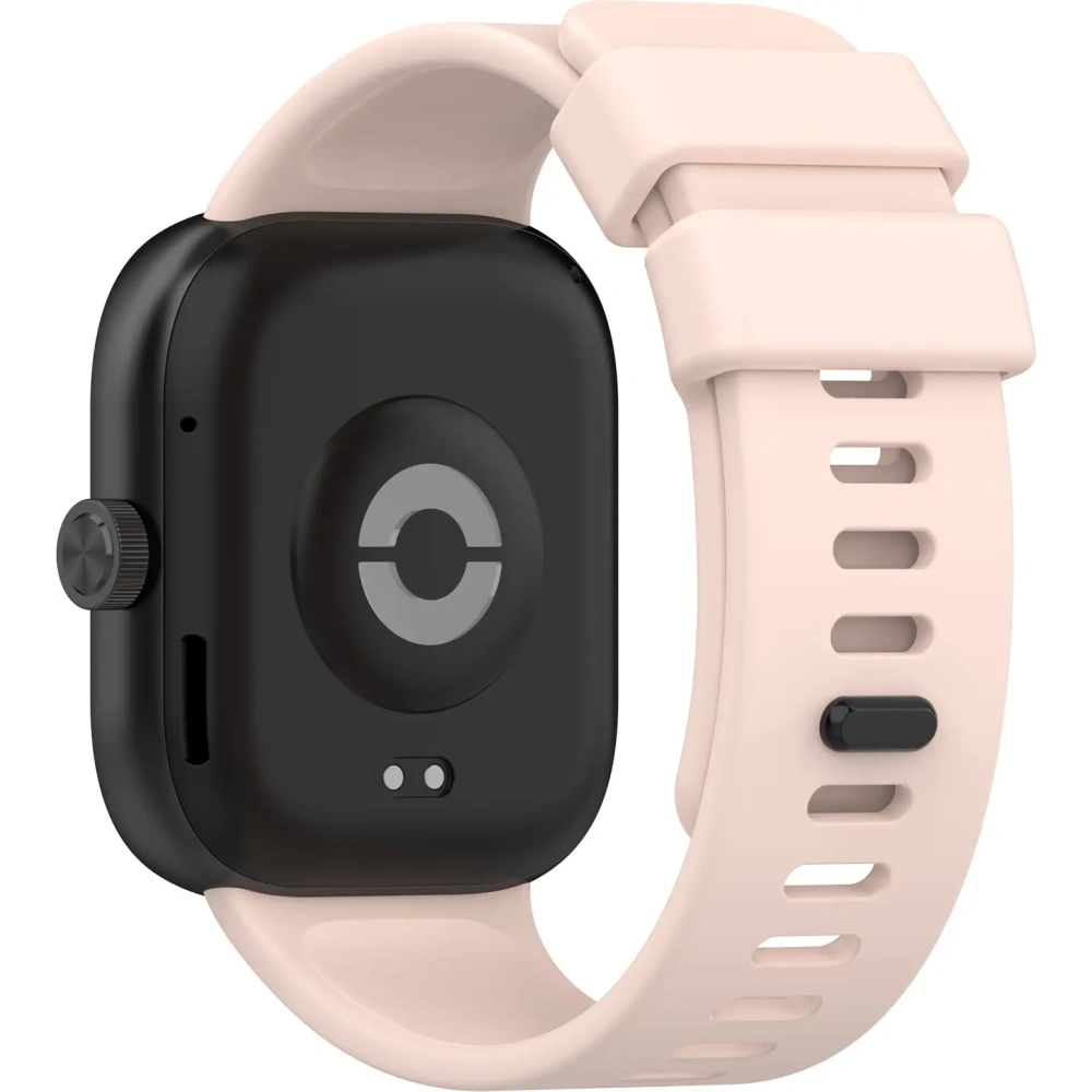 Pasek Bizon Strap Watch Silicone B do Redmi Watch 4 / Xiaomi Smart Band 9 Pro / 8 Pro jasnoróżowy