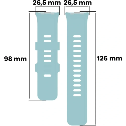 Kup Bizon Strap Uhr Silikon B Redmi Uhr 4 / Xiaomi Smart Band 9 Pro / 8 Pro blau - BIZ4414 - {ean13} - Sklep Home Screen