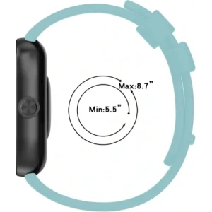 Kup Pasek Bizon Strap Watch Silicone B do Redmi Watch 4 / Xiaomi Smart Band 9 Pro / 8 Pro błękitny - BIZ4414 - {ean13} - Sklep Home Screen