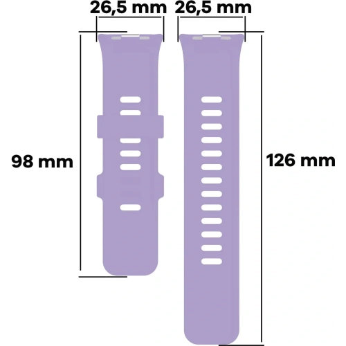 Kup Pasek Bizon Strap Watch Silicone B do Redmi Watch 4 / Xiaomi Smart Band 9 Pro / 8 Pro fioletowy - BIZ4415 - {ean13} - Sklep Home Screen